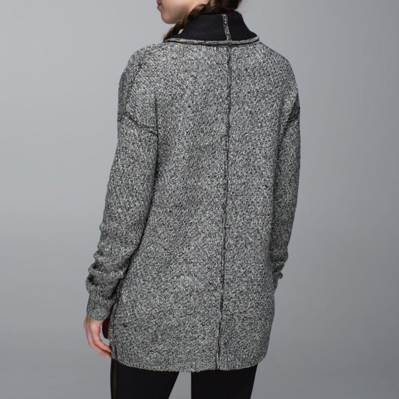 Lululemon Post Practice Ghost Black Cardigan - Picture 5 of 9